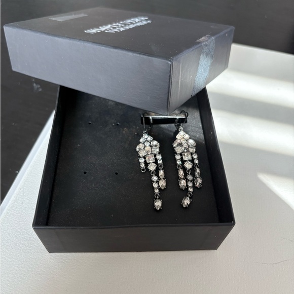 Simply Vera Vera Wang Chandler Rhinestone Earrings (New In Box With Defects) - Picture 1 of 7